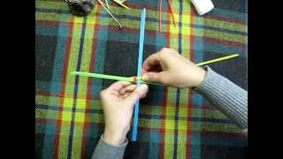 Плетение корзинки из бумажных трубочек