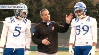 Todd Bradford Mic'd Up // Kansas Football // 3.8.16