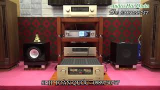 Amply accuphase E-470, loa sub rel, loa tannoy, ca si Đan Nguyên hát, lh 0989750757 01