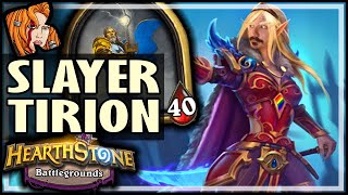 TIRION IS SLAYER OF THE WEAK! - Hearthstone Battlegrounds