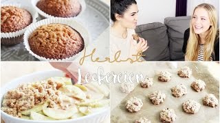 HERBST LECKEREIEN + DIY SÜßIGKEITEN MIT KINDOFROSY ♡ | 2-ZUTATEN-KEKSE, SALTED CARAMEL MUFFINS UVM