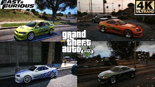 GTA 5 REDUX - FAST AND FURIOS CAR PACK