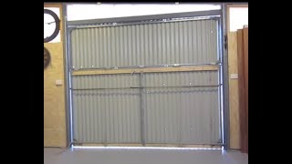 Hangar Style Bifold Door #4 - Made by J&D