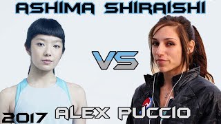 Ashima Shiraishi VS Alex Puccio - Climbing Comparison 2017