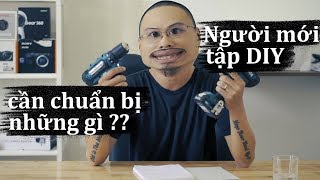 NHỮNG PHỤ KIỆN CẦN CÓ CHO NGƯỜI MỚI TẬP LÀM MỘC - DIY