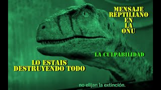 Mensaje reptiliano de la ONU
