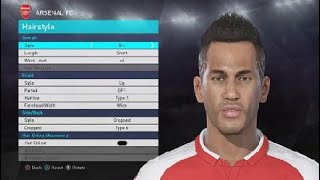 PES 2018 FACES GUNNER AUBAMEYANG