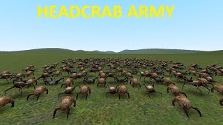 HEADCRAB ARMY!!! GMOD FIGHTS
