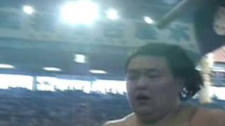 貴闘力 対 大翔山 〜36発の張り手合戦〜