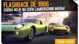 Asphalt 8 Airbone Copa Lamborghini Miura e P&D do BMW 3.0 CSL Hommage