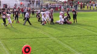 Gage Eastin with a tackle