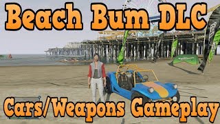 "GTA 5 Online" All Beach Vehicles And Weapons Gameplay - Beach Bum DLC