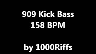 909 Kick Bass Drum : 158 BPM - Beats Per Minute