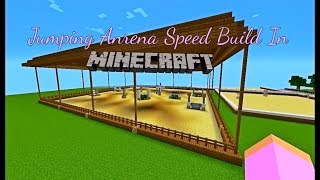 Minecraft Covered Jumping Arena ll Speed Build