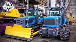Как производится Российский гусеничный трактор АГРОМАШ 90ТГ -  потомок советского ДТ-75?