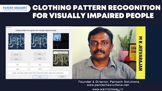 Cloth Pattern Recognition for Visually Impaired People