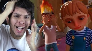 FINAL CAPÍTULO 2 !! EL VECINO NO ESTÁ ¿Y HAY UN ACCIDENTE? - Hello Neighbor Hide And Seek