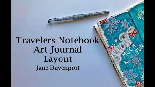 Easy Galaxy Background / Jane Davenport Mermaid Markers / Art Journaling/ beginners /TN