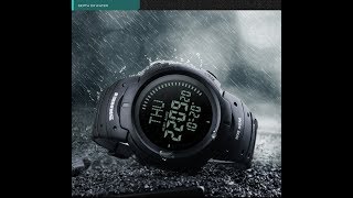 รีวิวนาฬิกา SKMEI ระบบเข็มทิศ และดูเวลาโลก Review SKMEI Watch compass worldtime