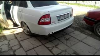 (Аксукент) Приора обновленный AMG выхлоп R17