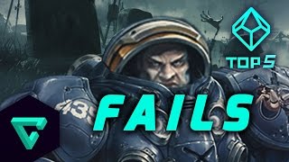 Top 5 Fails : Heroes of the Storm - Ep. 1 /w MFPallytime | Heroes of the Storm Gameplay