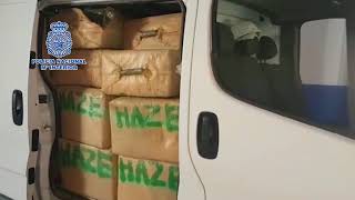 Spanish police seize eight tonnes of cannabis resin in Alegicras