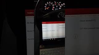 Erase DTC P1589 Toyota Launch Diagnostic Tool (Deceleration Sensor Zero Point Calibration )