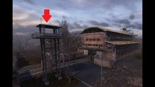 Залез на вышки Свалка Депо Сталкер Тень Чернобыля