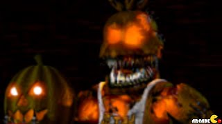 Five Nights at Freddy's 4 Halloween Edition New Nightmare Animatronics FNAF 4 Night 1!