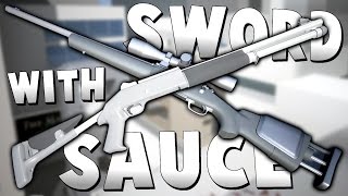 THE GUNS ONLY CHALLENGE! - City Level On Insane! - Sword With Sauce Alpha Gameplay