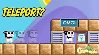 Teleport?new glitch |Growtopia