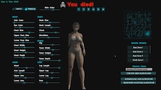 ARK Survival Evolved - From Character Creation To Death