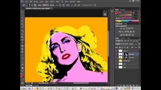 photoshop cs6 lady gaga pop art pop