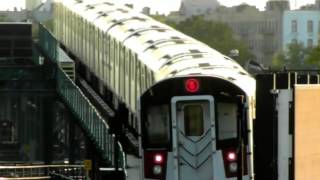 MTA NYCT Subway- 1999-2004 Kawasaki R142A (6) Train On Middletown Road
