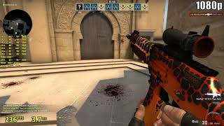 CS GO GTX 1050Ti i5 9400F 1080p 1440p 4k 60 FPS Benchmark Testi