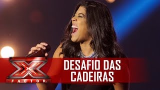 Camille brigou por uma cadeira | X Factor BR