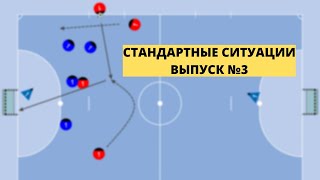 Футзал - Стандартные ситуации. Выпуск №3 - Угловые / Ауты / Штрафные / Позиционная атака
