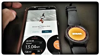 Strava Installation for Samsung Smartwatch