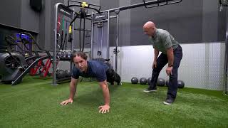 Belt Push Up | Life Fitness Group Training
