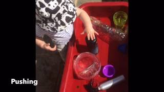 Water play activity for toddlers