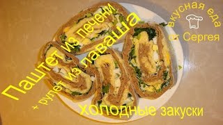 Как приготовить паштет из печени \ Паштет \ Холодные закуски \ Кулинария \ Рецепты #ВкуснаяЕда