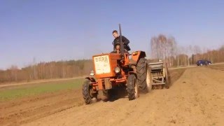 Siew  2016 / Rozpoczęcie sezonu / AgroLipiny / T-25 + Siewnik Konny