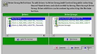 Creating Raid with MegaRAID 9260-8i