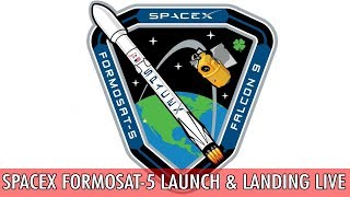 SpaceX FORMOSAT-5 LIVE launch   - Falcon 9 mission Highlights / SpaceX LIVE launch  landing