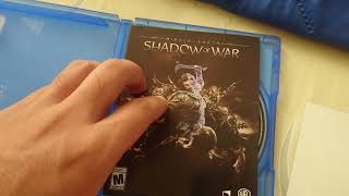Unboxing Middle Earth Shadow of War Ps4 Español