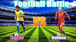 FOOTBALL BATTLE: NEYMAR VS ROBBEN [#1]