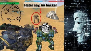 Funny Griffin acting like dash bot in Test server [War Robots]