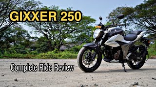 SUZUKI GIXXER 250 | COMPLETE RIDE REVIEW | MALAYALAM | 0-100 TIME