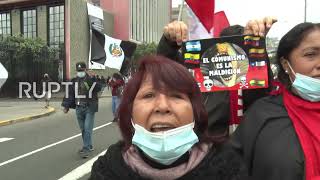 Peru: Hundreds protest against President Castillo's inauguration in Lima