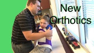 Getting Her New Boston Brace and AFO's (and Dad FAILS!)